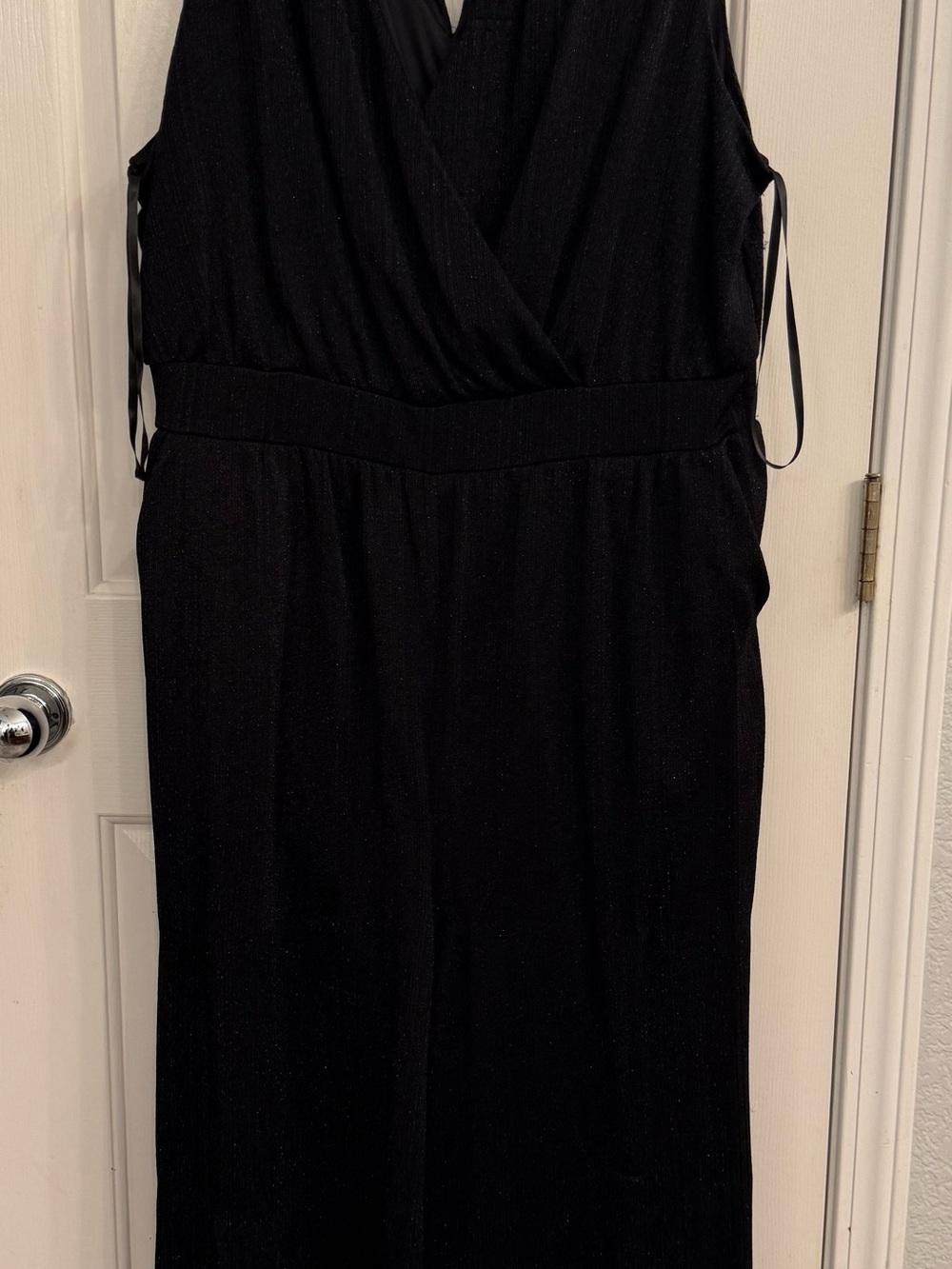 Torrid Sleeveless Jumpsuit in deep black